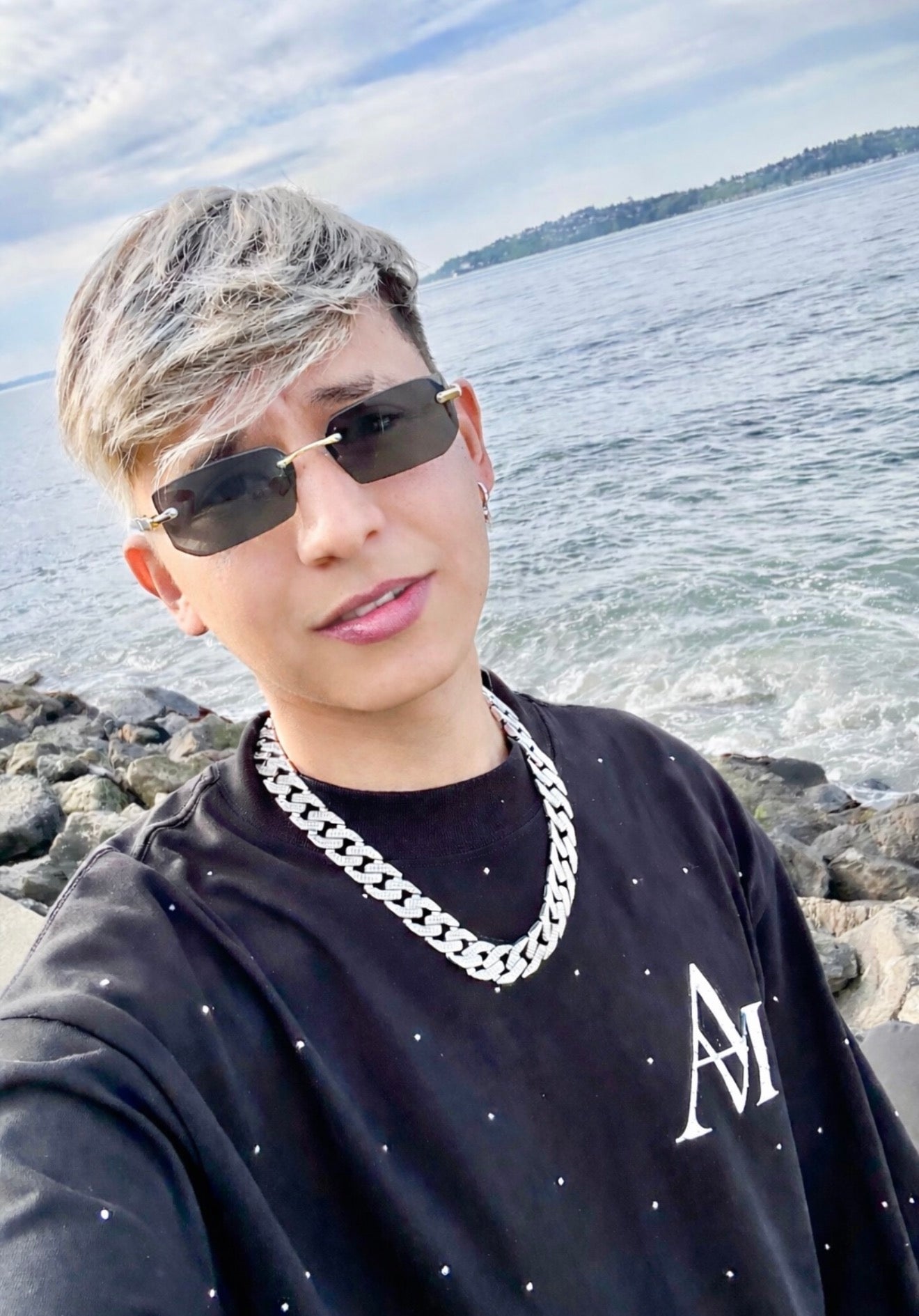 “Playera Premium Streetwear con Pedrería – Edición Limitada”
