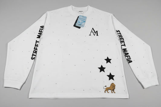 “Playera Premium Streetwear con Pedrería – Edición Limitada”